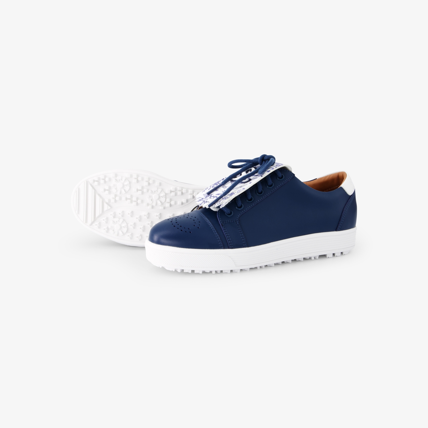 Giày golf nữ buộc dây màu xanh navy — ảnh 3