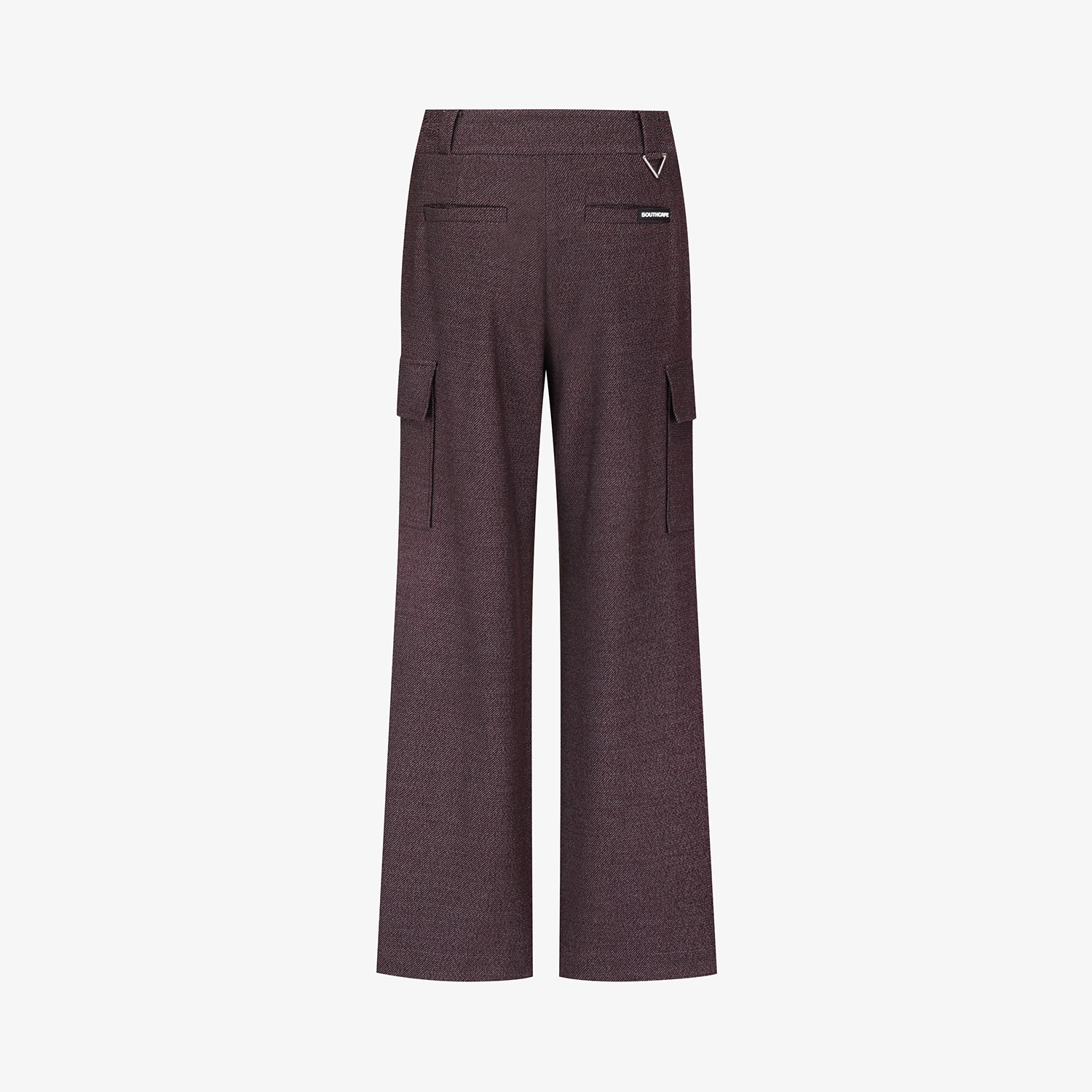 Quần golf nữ ống suông màu đỏ đậm — ảnh 3
