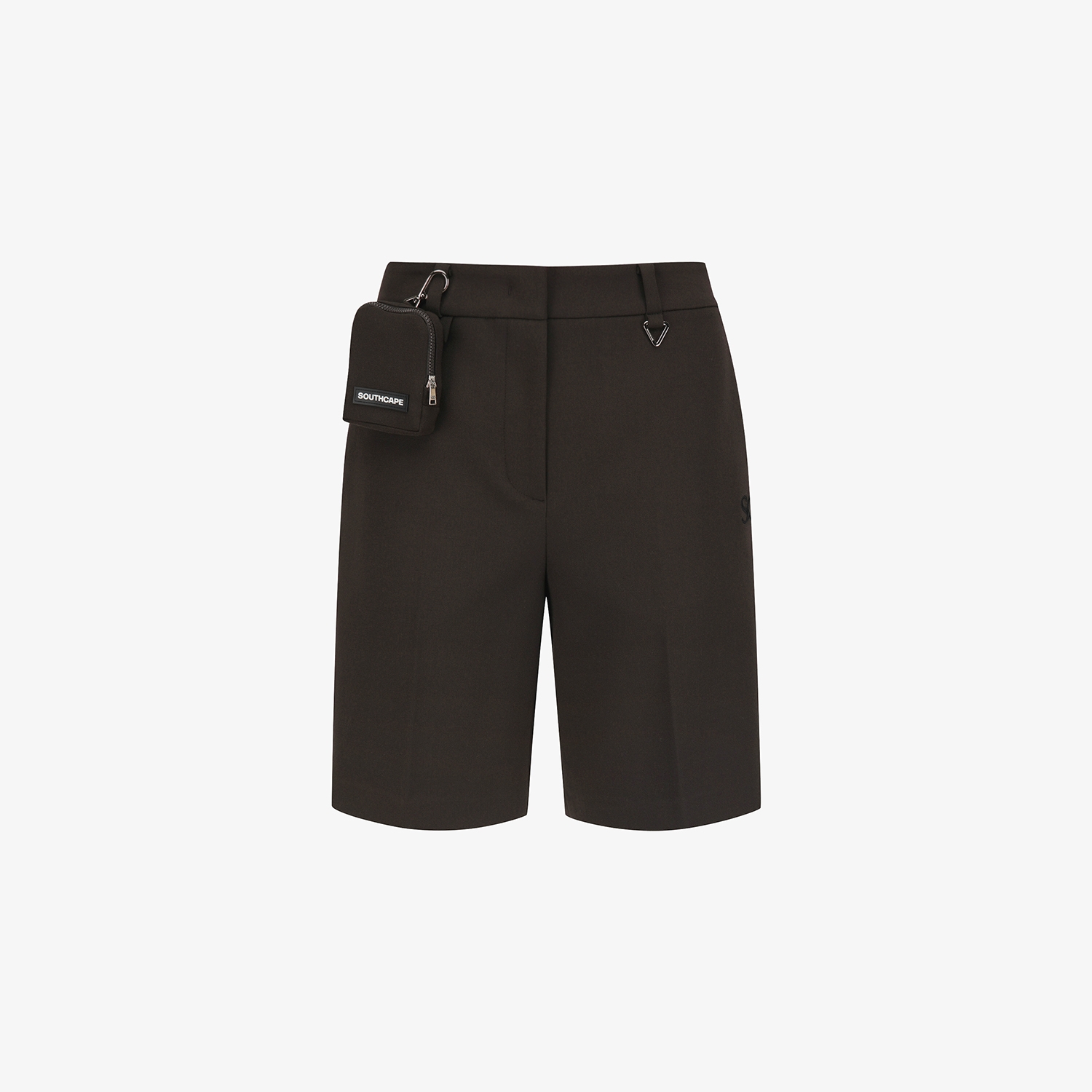 Quần golf nữ dáng lửng màu nâu đậm — ảnh 2