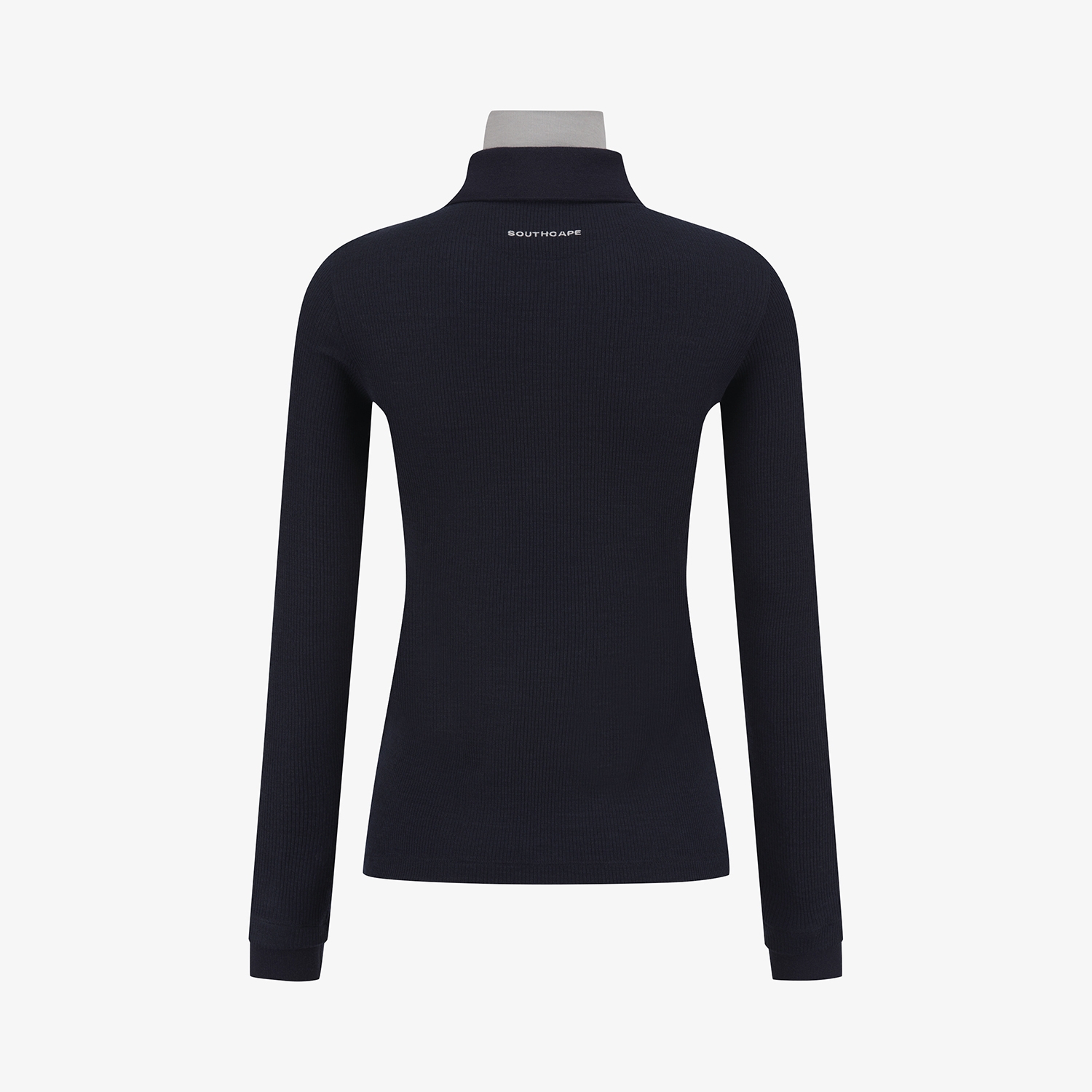 Áo golf nữ tay dài cổ bẻ màu xanh navy — ảnh 3