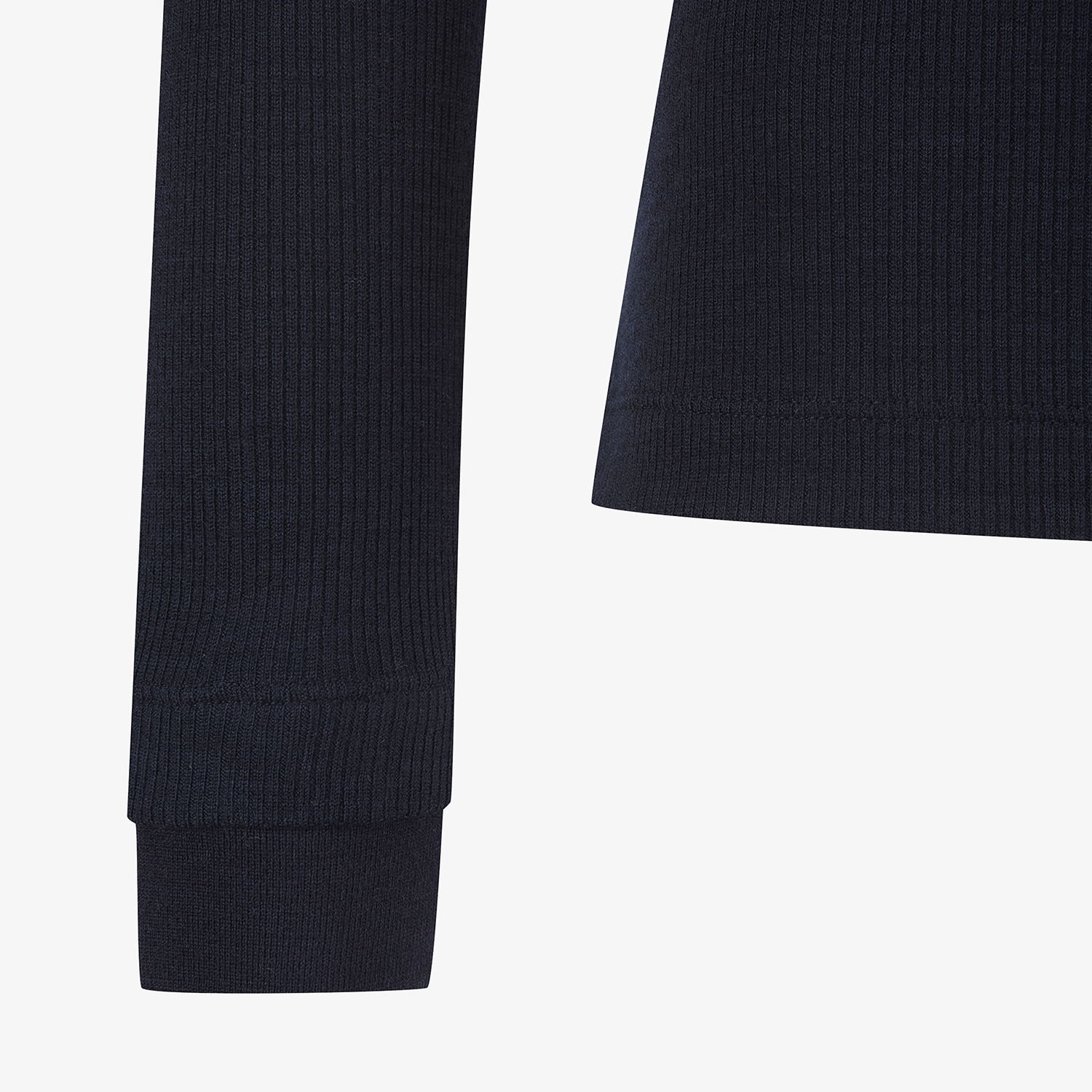 Áo golf nữ tay dài cổ bẻ màu xanh navy — ảnh 5