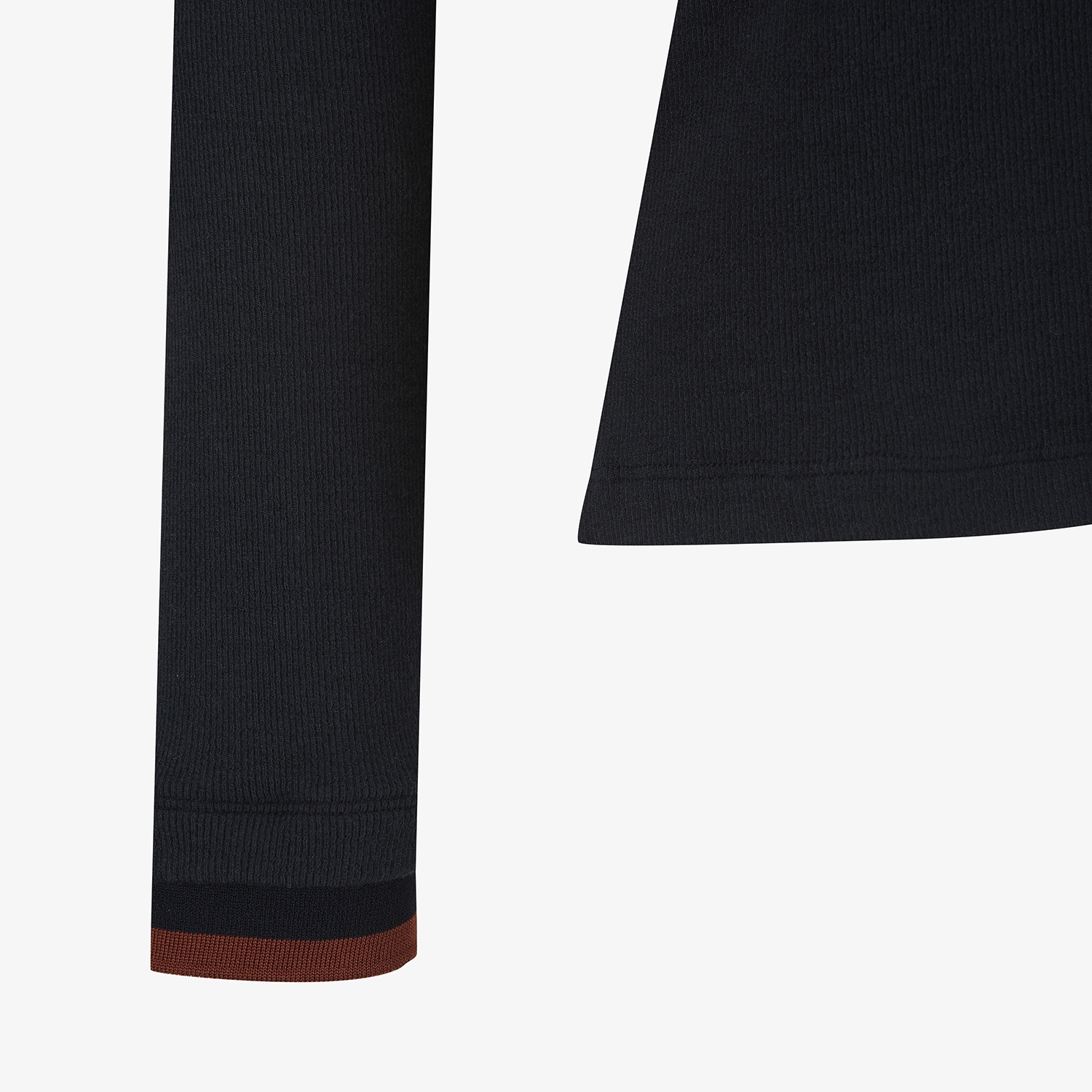 Áo golf nữ tay dài cổ kéo dây màu xanh navy — ảnh 5