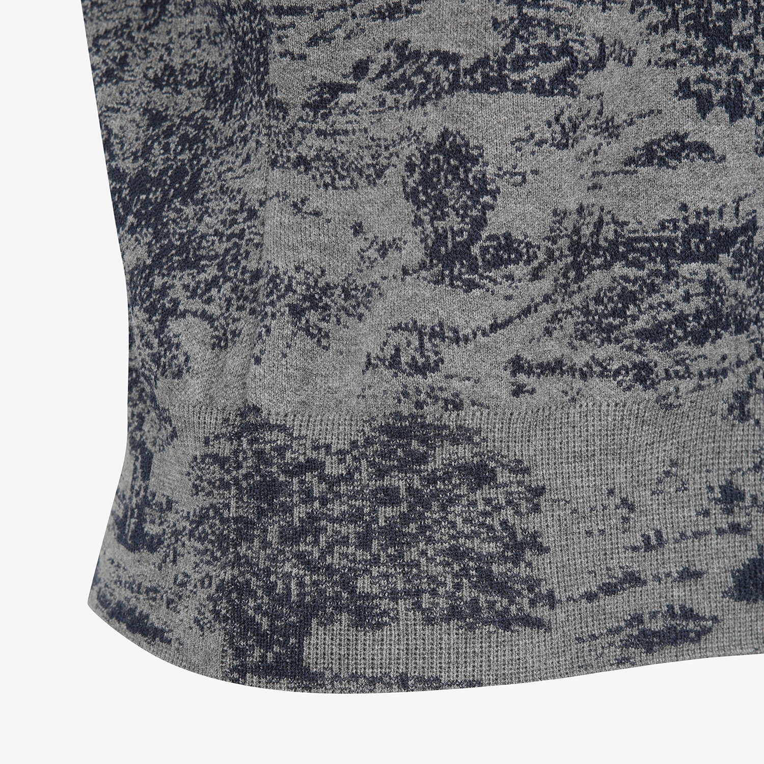 Áo vest golf nữ không tay họa tiết xám — ảnh 6