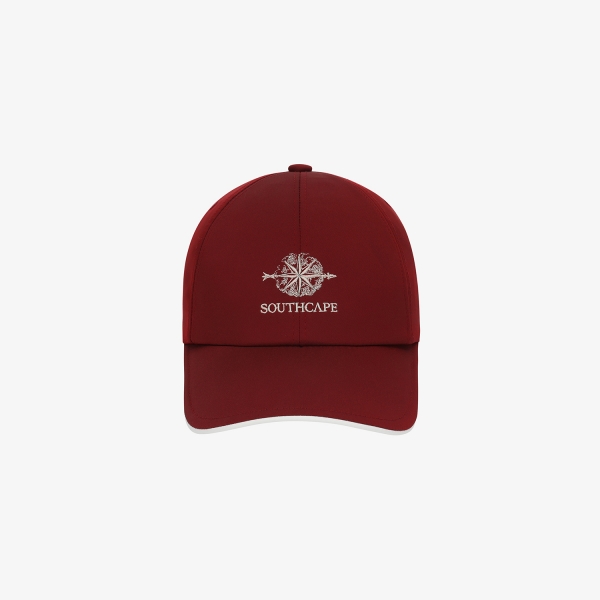 Mũ golf nữ màu đỏ thêu logo Southcape chính diện