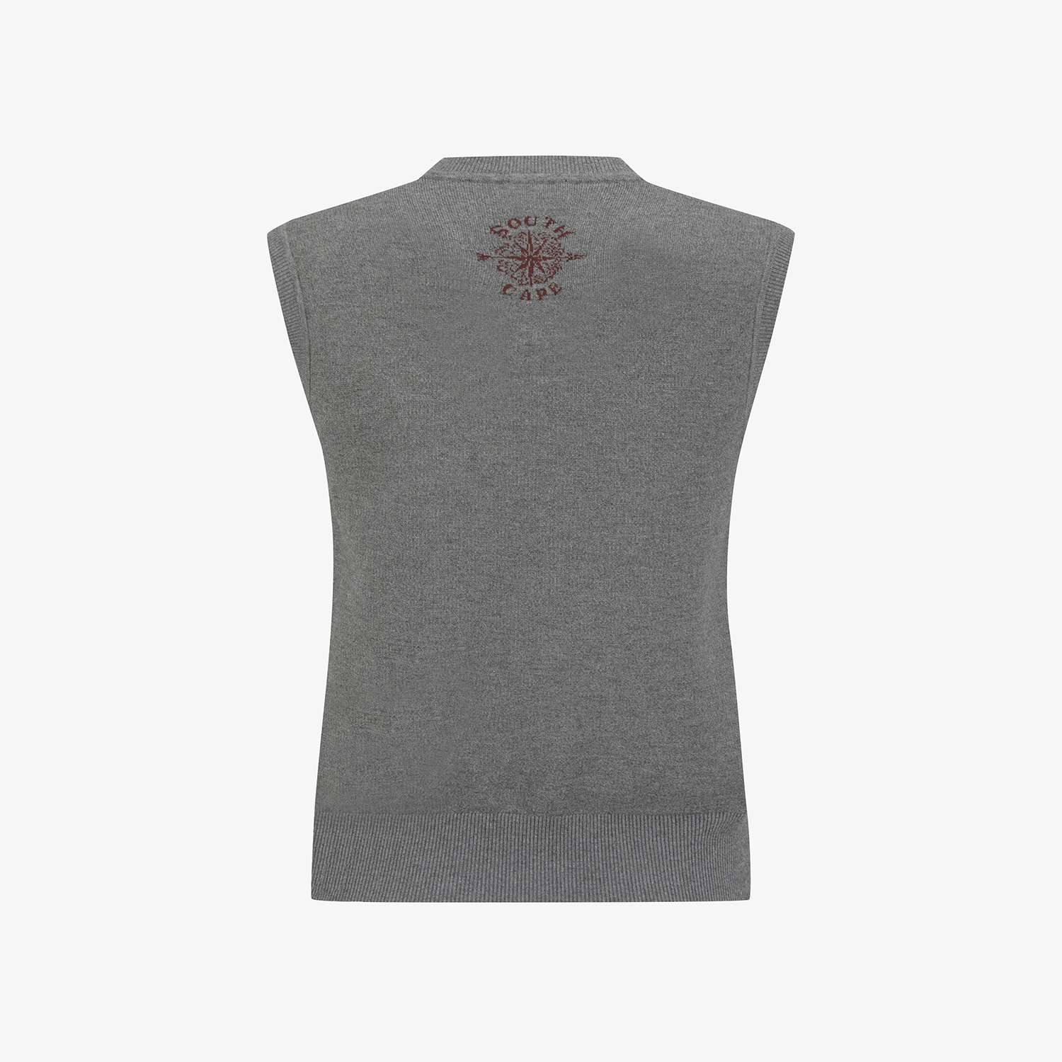 Áo vest golf nữ cổ tim màu xám — ảnh 3