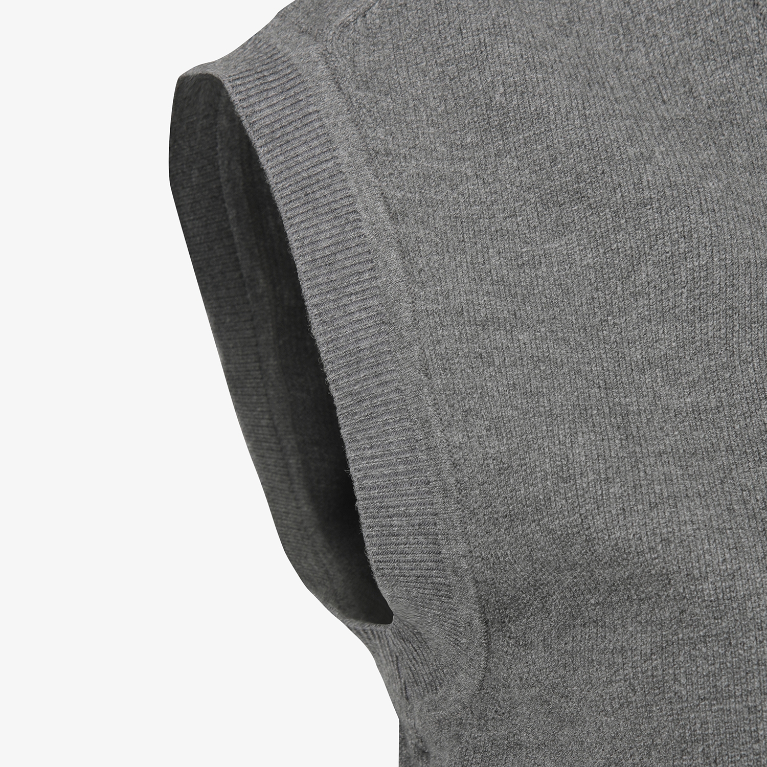Áo vest golf nữ cổ tim màu xám — ảnh 5