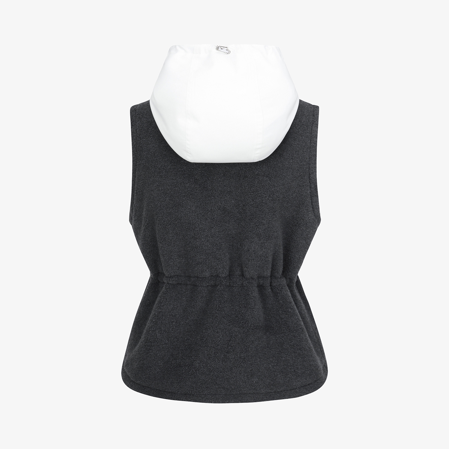 Áo vest golf nữ có mũ màu xám — ảnh 3