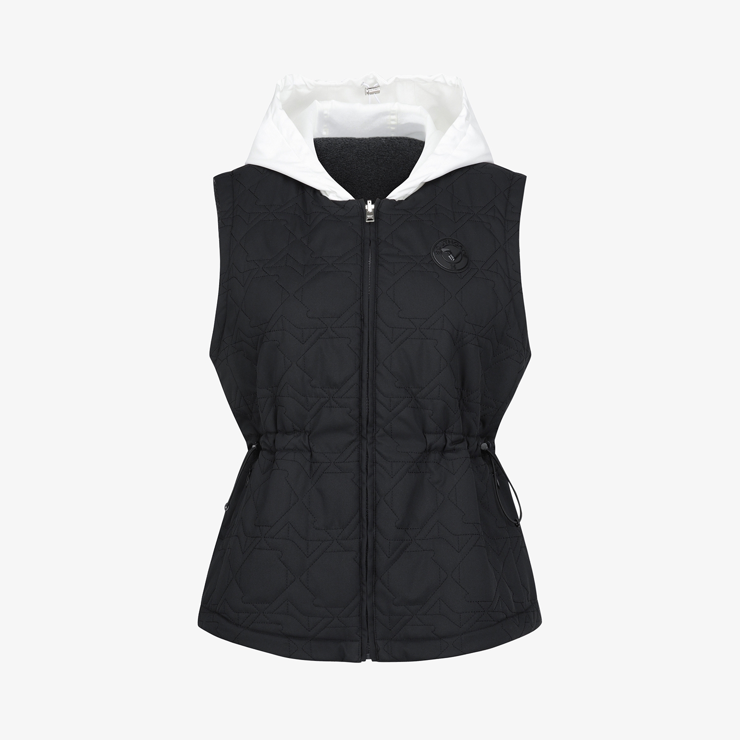 Áo vest golf nữ có mũ màu xám — ảnh 4