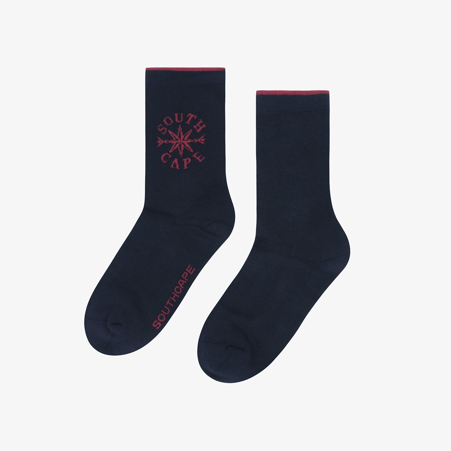 Tất golf nữ màu xanh navy logo đỏ Southcape — ảnh 2