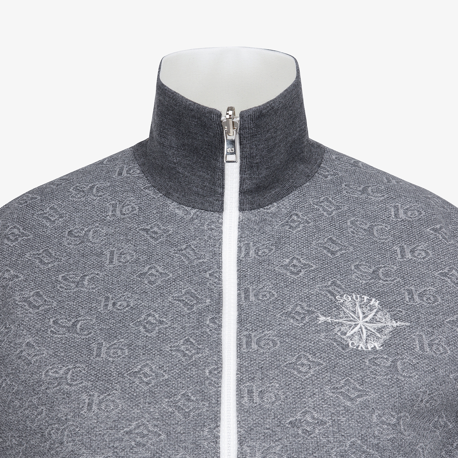 Áo vest golf nữ cổ đứng không tay màu xám — ảnh 6