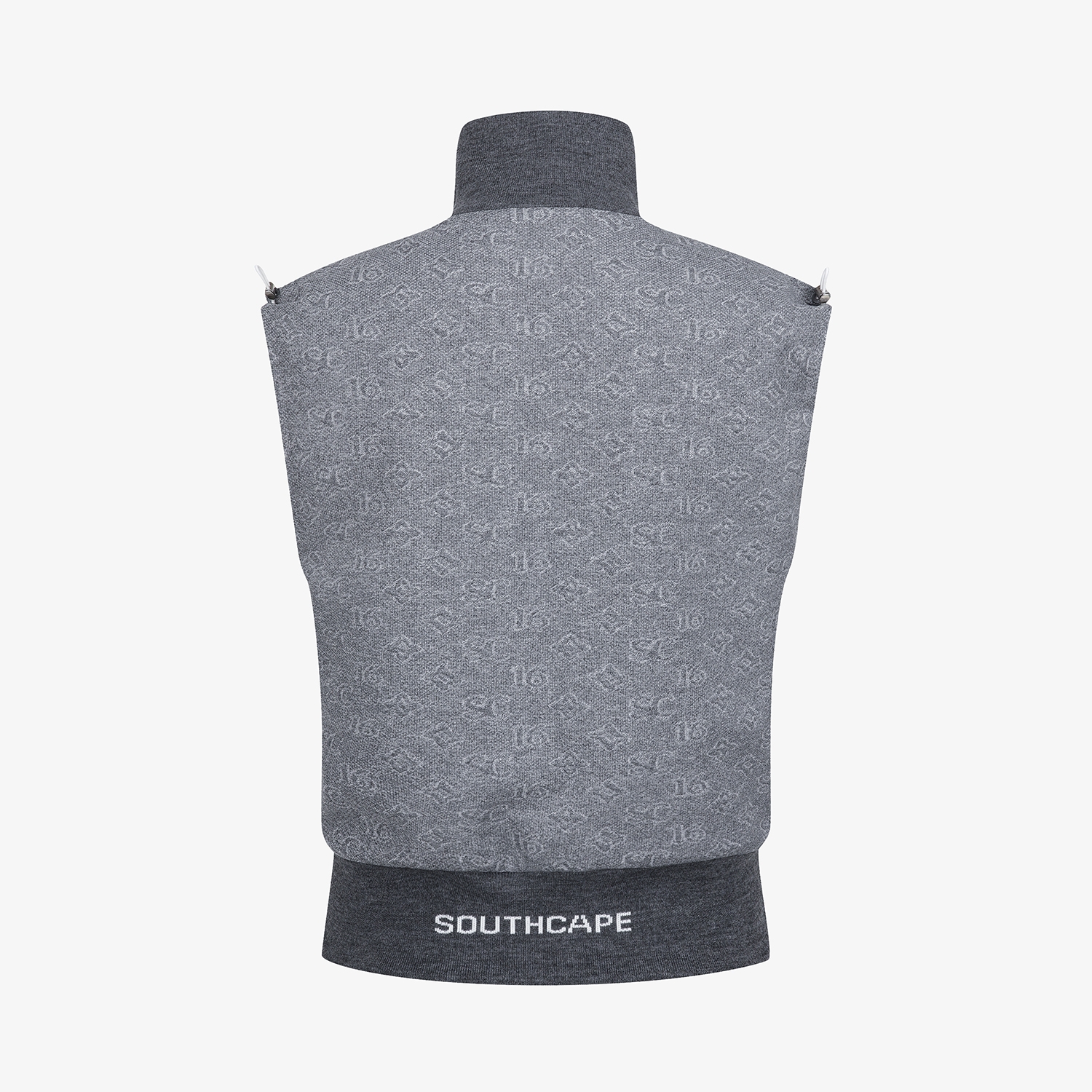 Áo vest golf nữ cổ đứng không tay màu xám — ảnh 3