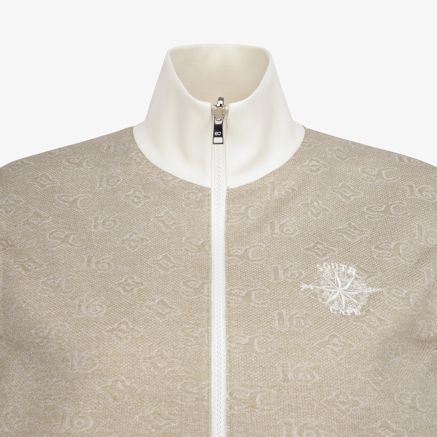 Áo vest golf nữ không tay họa tiết tone be — ảnh 6