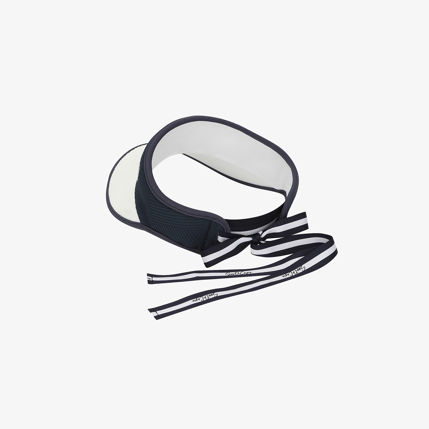 Mũ golf nữ vành rộng chữ nổi xanh navy — ảnh 4