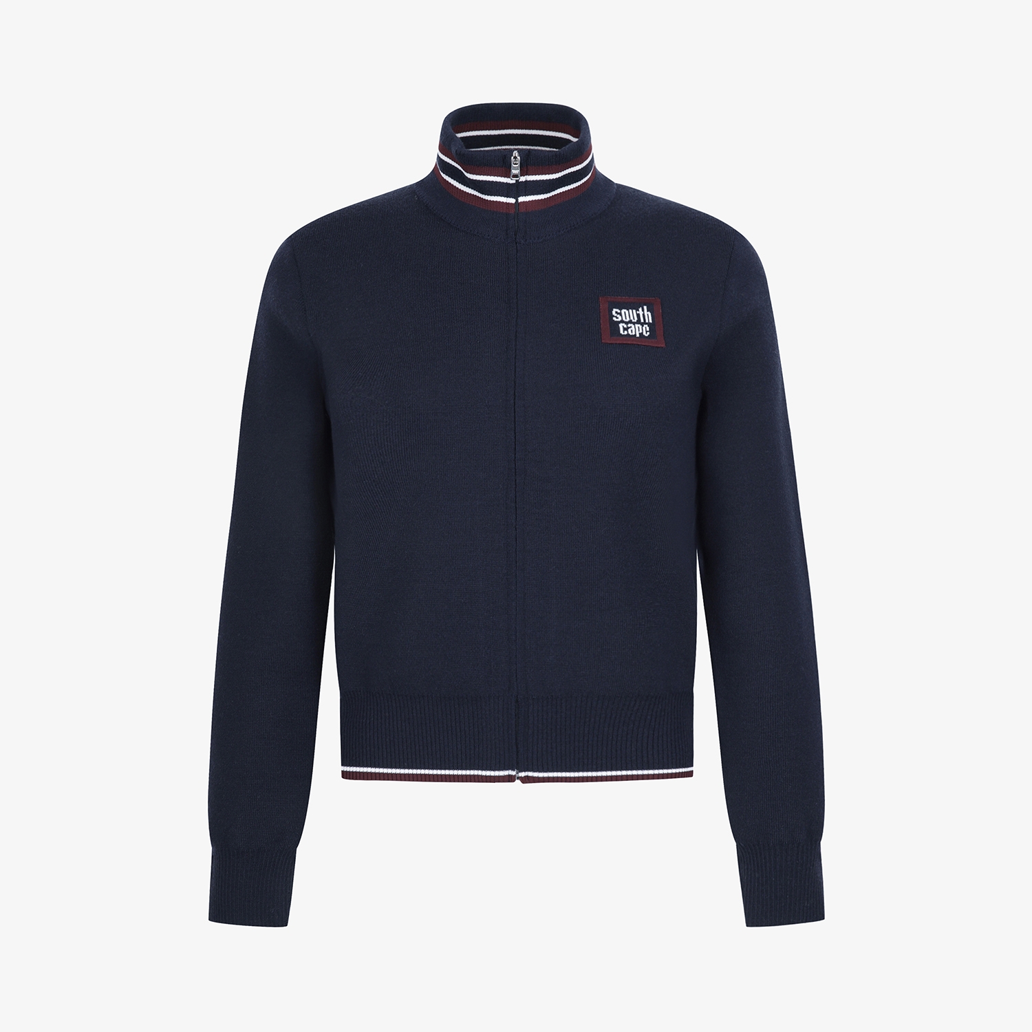 Áo khoác golf nữ cổ đứng phối viền trắng đỏ xanh navy — ảnh 2