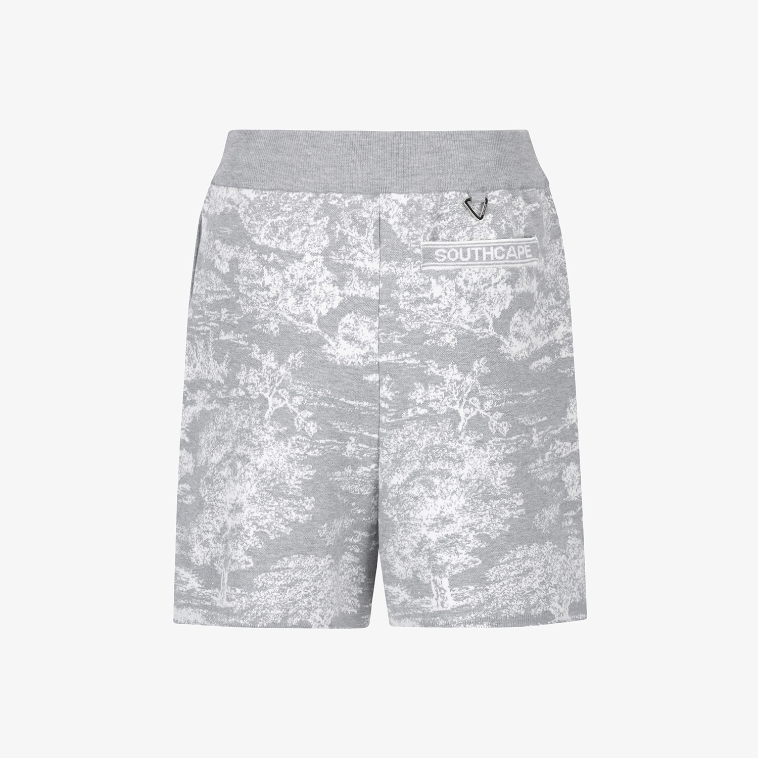 Quần golf nữ họa tiết cây trắng nền xám — ảnh 3