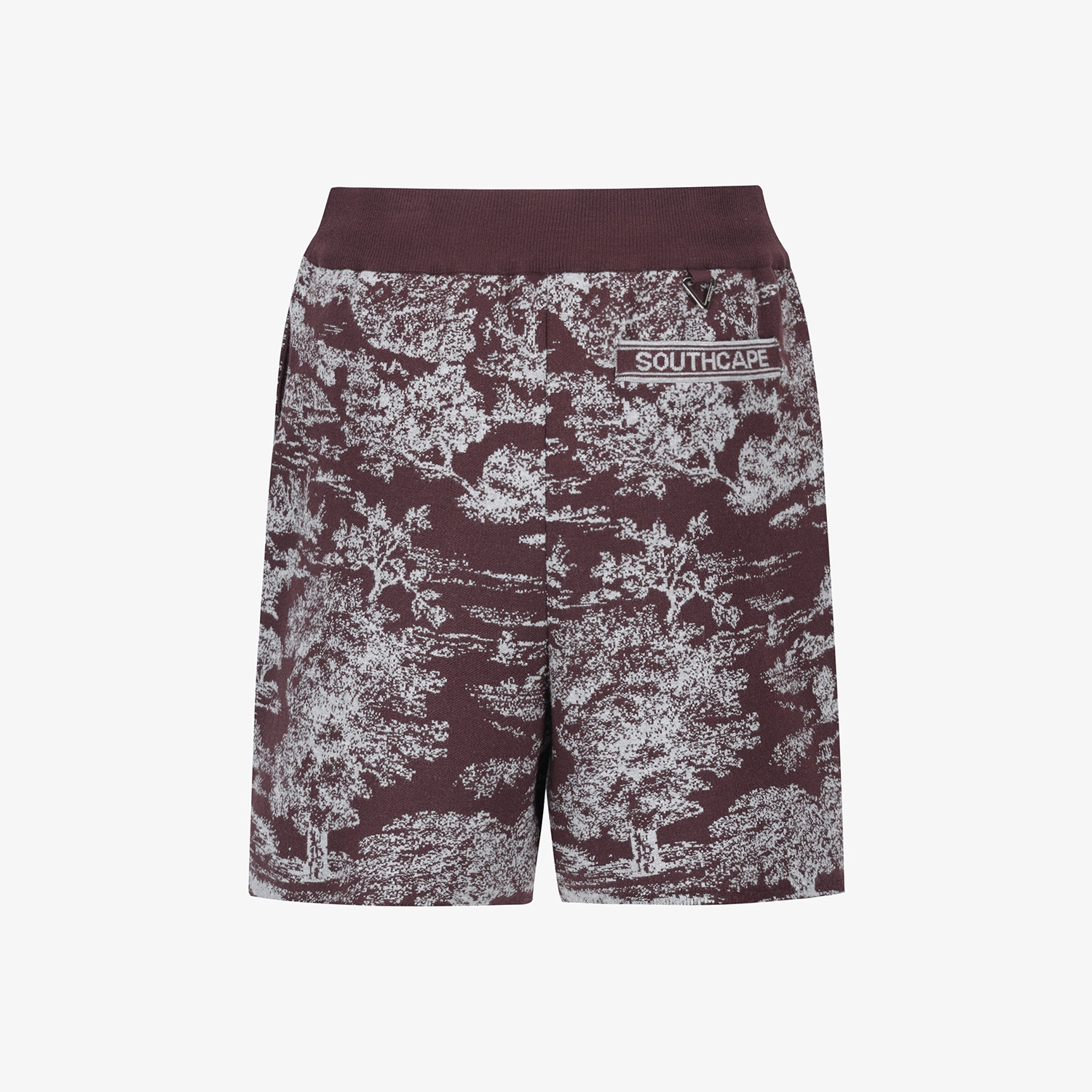 Quần golf nữ họa tiết vintage màu đỏ rượu vang — ảnh 3