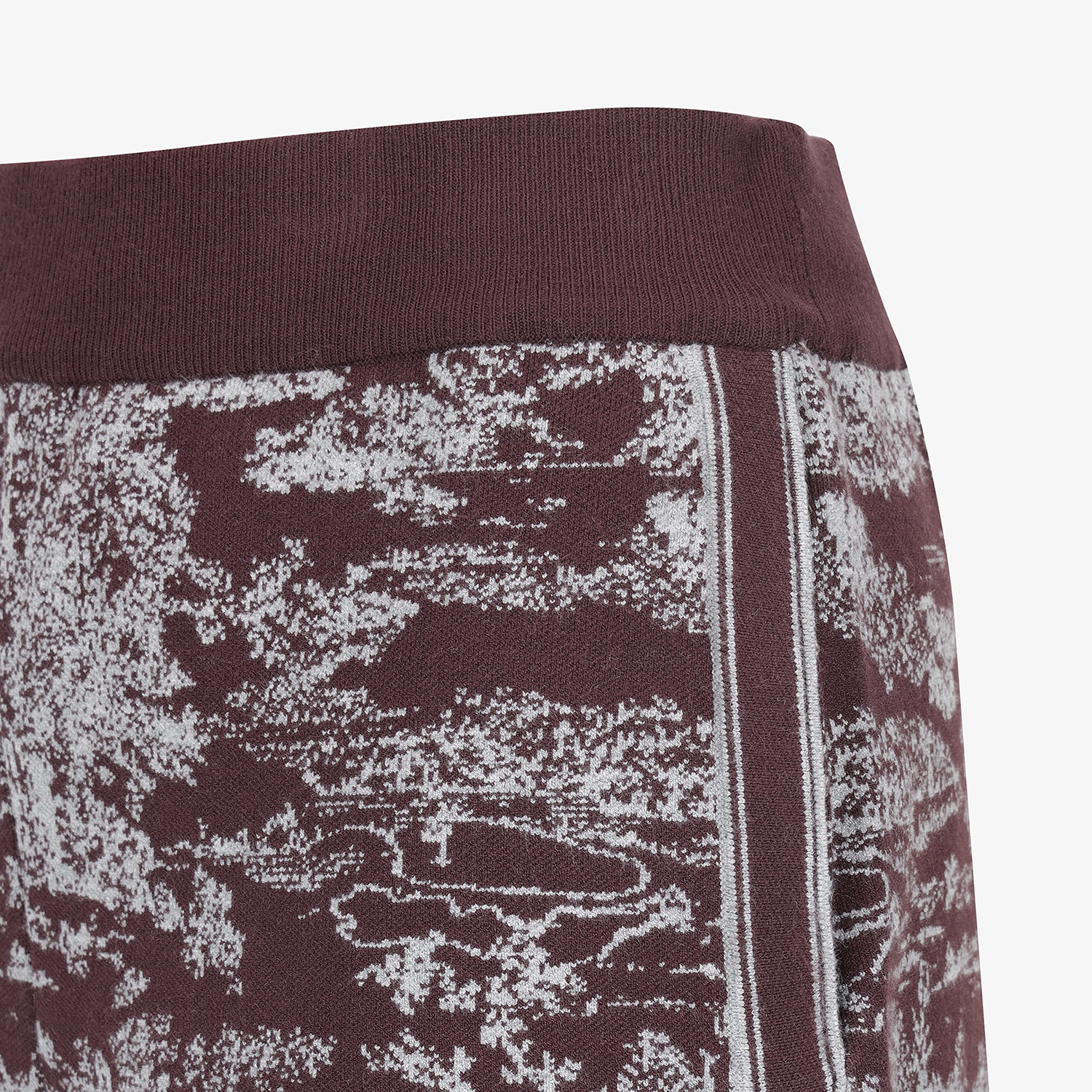Quần golf nữ họa tiết vintage màu đỏ rượu vang — ảnh 5