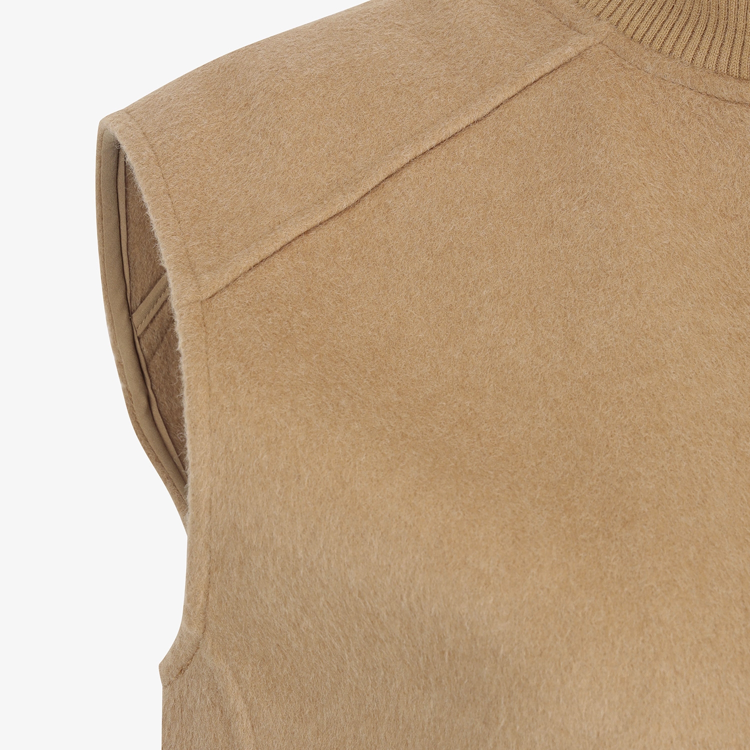 Áo vest golf nữ cổ cao màu nâu — ảnh 5