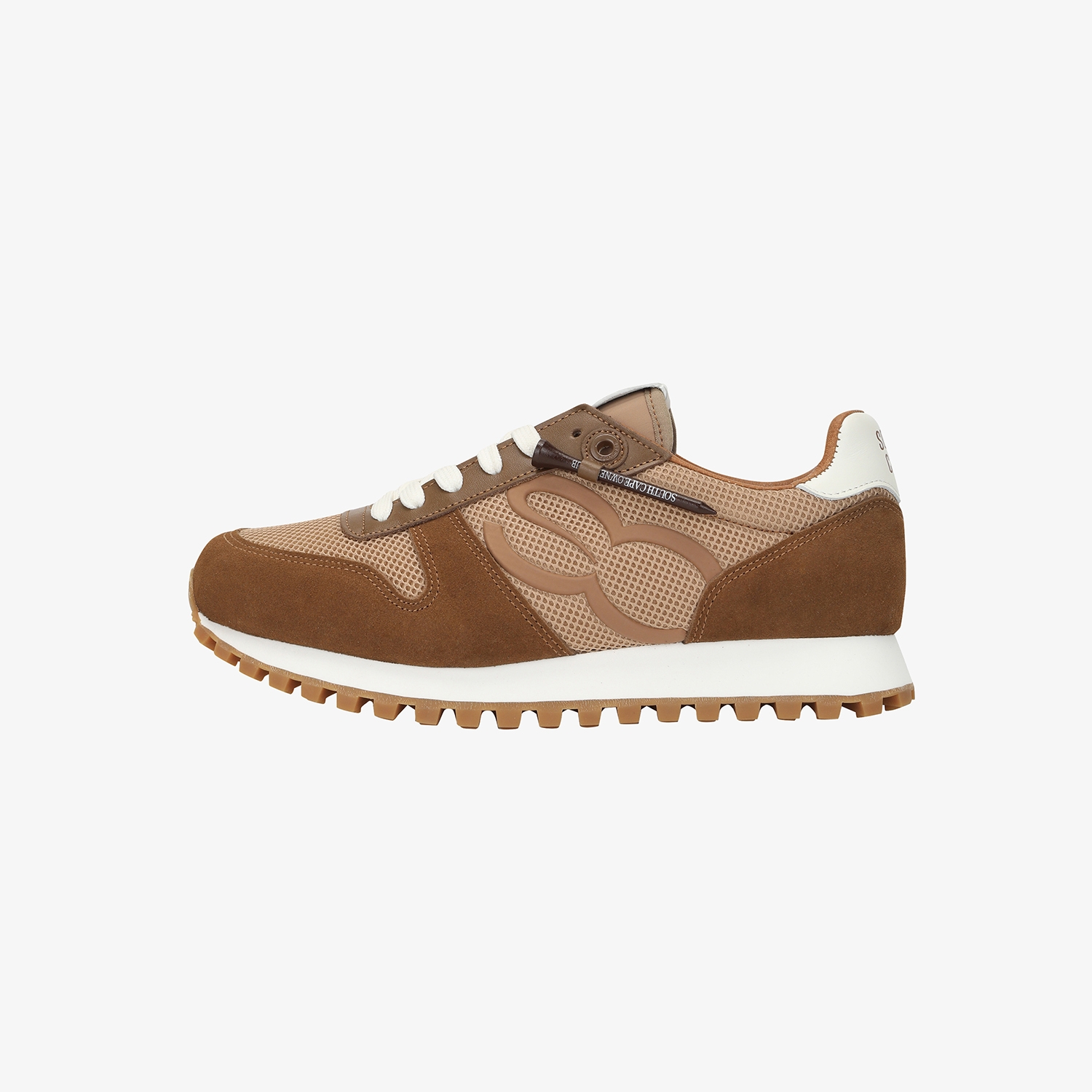 Giày golf nữ kiểu sneaker phối màu nâu — ảnh 3