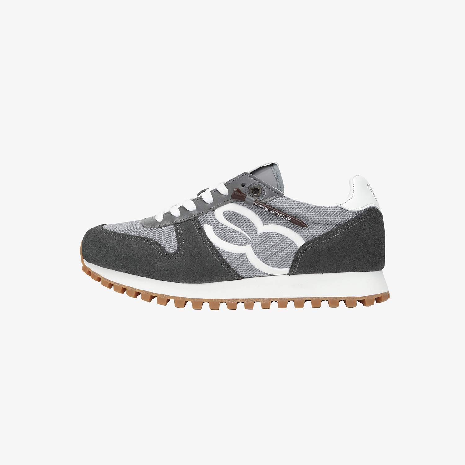 Giày golf nữ sneaker phối lưới màu xám — ảnh 3
