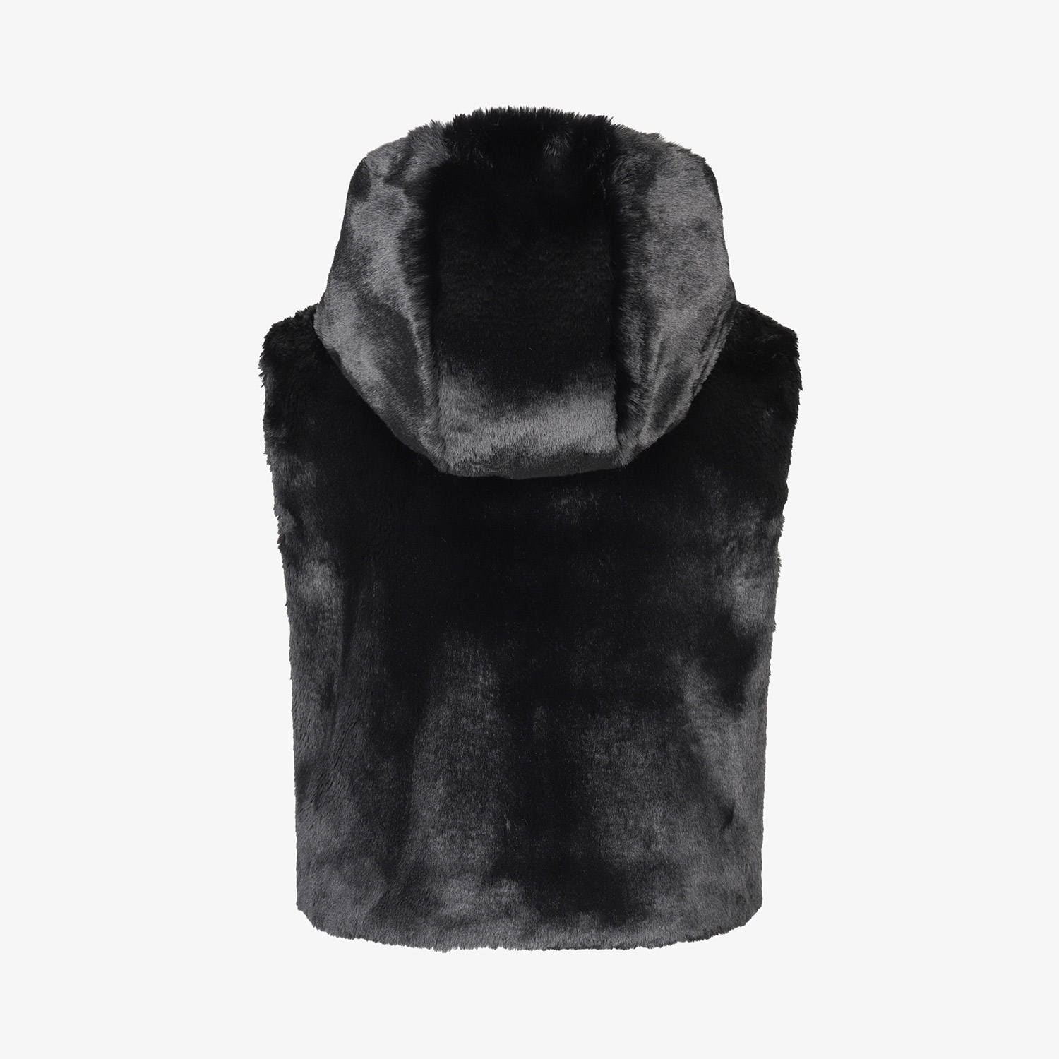 Áo vest golf nữ dáng gile lông mềm màu đen — ảnh 3