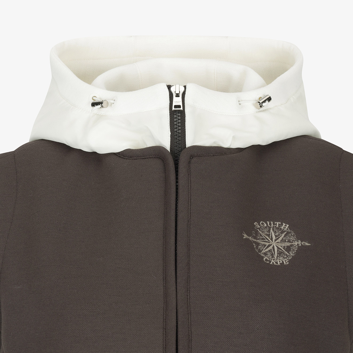 Áo vest golf nữ nâu phối mũ trắng không tay — ảnh 4