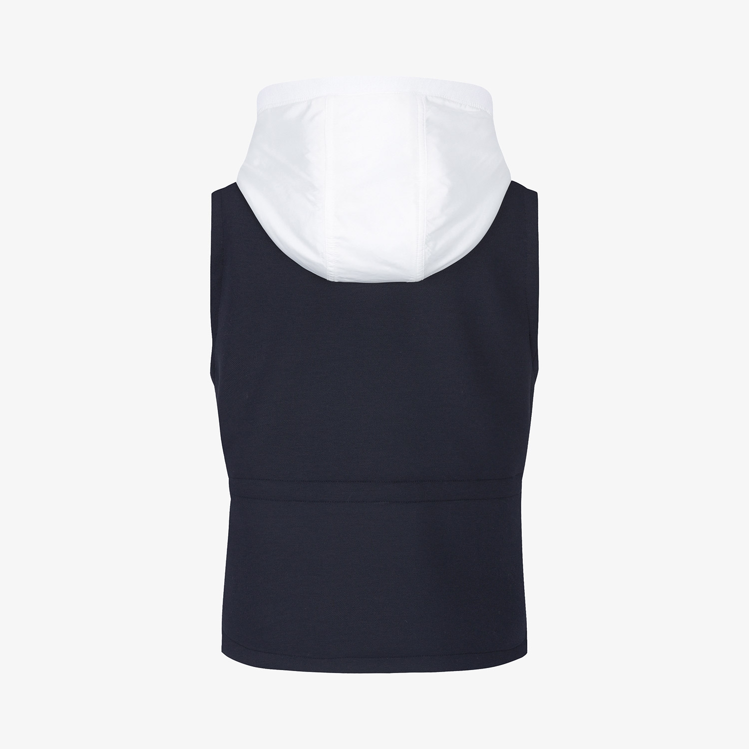 Áo vest golf nữ không tay có mũ xanh navy đậm — ảnh 3