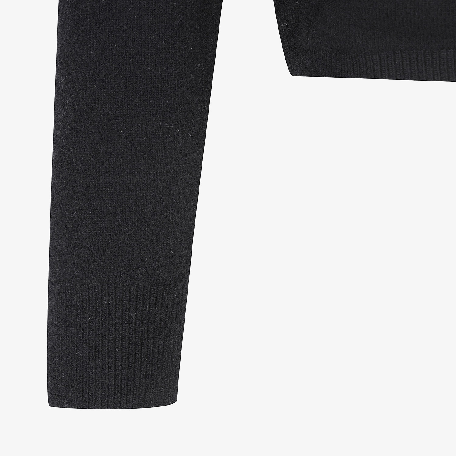 Áo knit golf nữ có mũ màu đen — ảnh 5