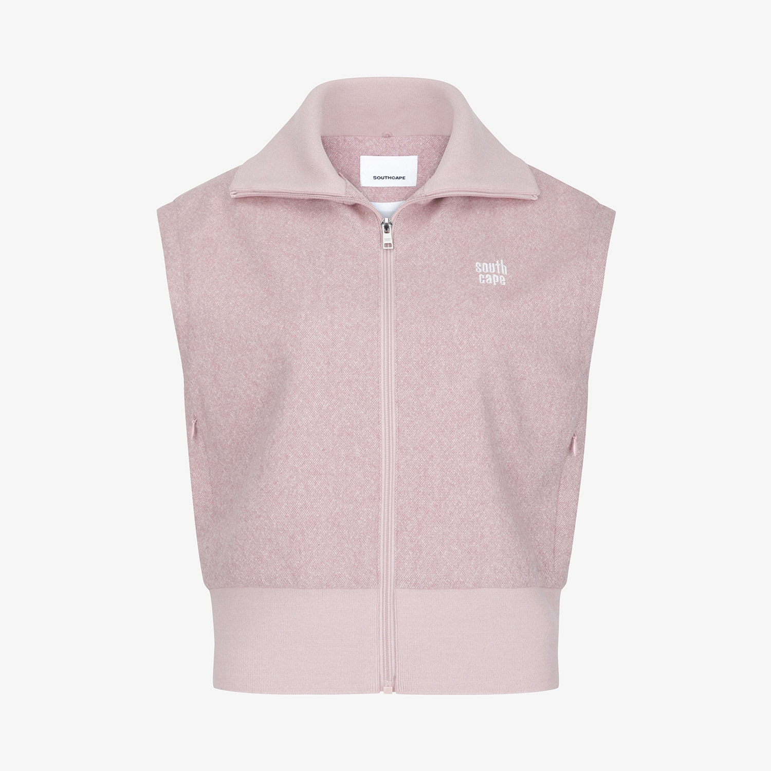 Áo vest golf nữ cổ lông màu hồng — ảnh 4