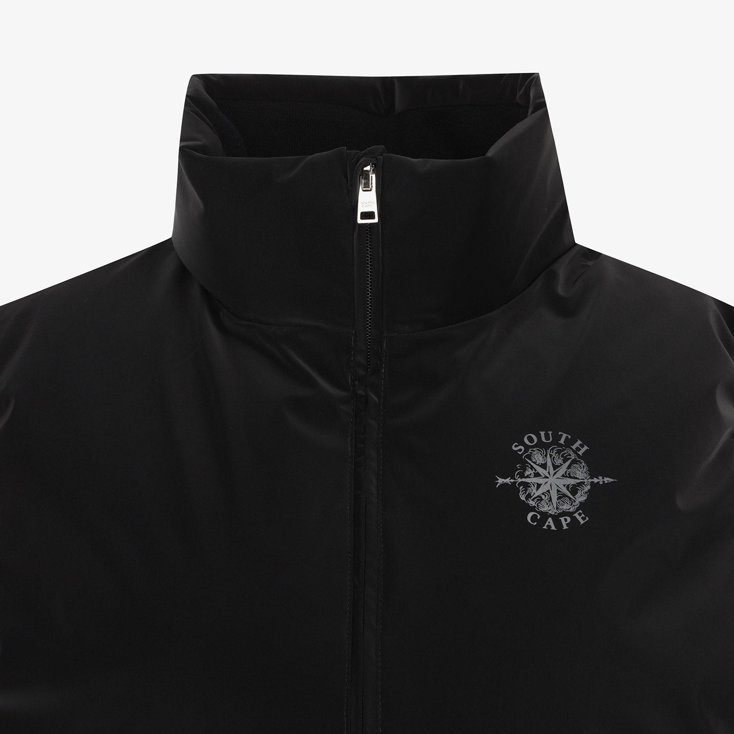 Áo vest golf nữ cổ cao màu đen — ảnh 4