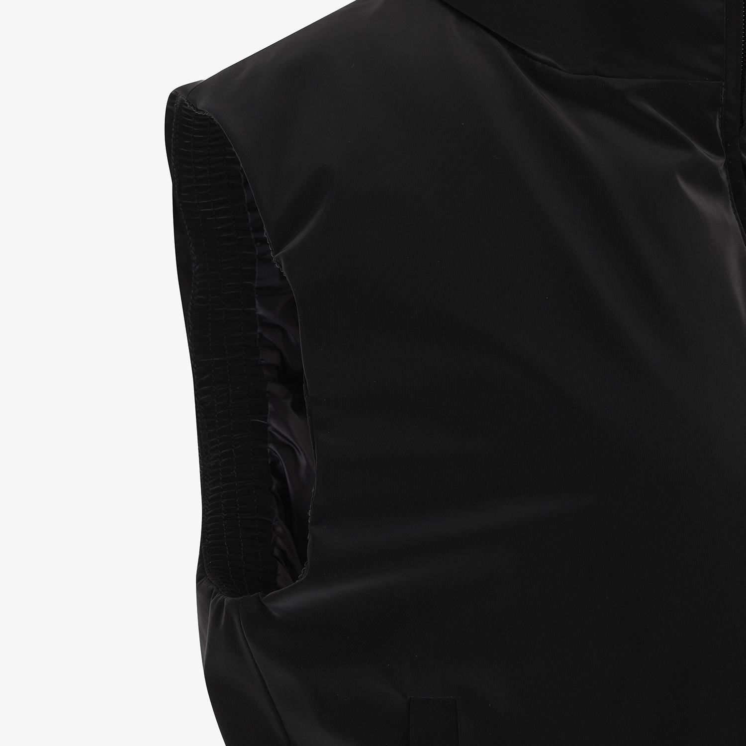 Áo vest golf nữ cổ cao màu đen — ảnh 5
