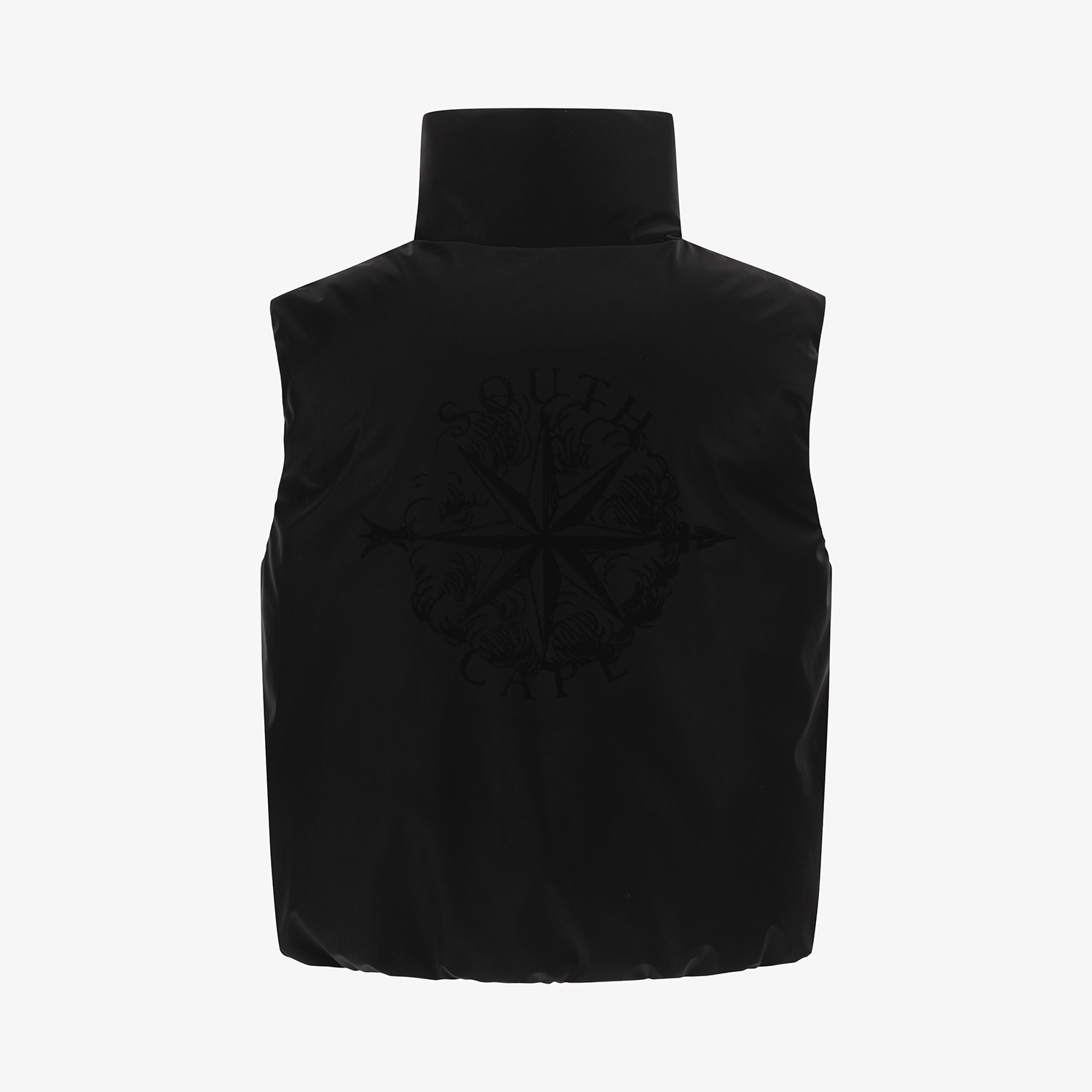Áo vest golf nữ cổ cao màu đen — ảnh 3