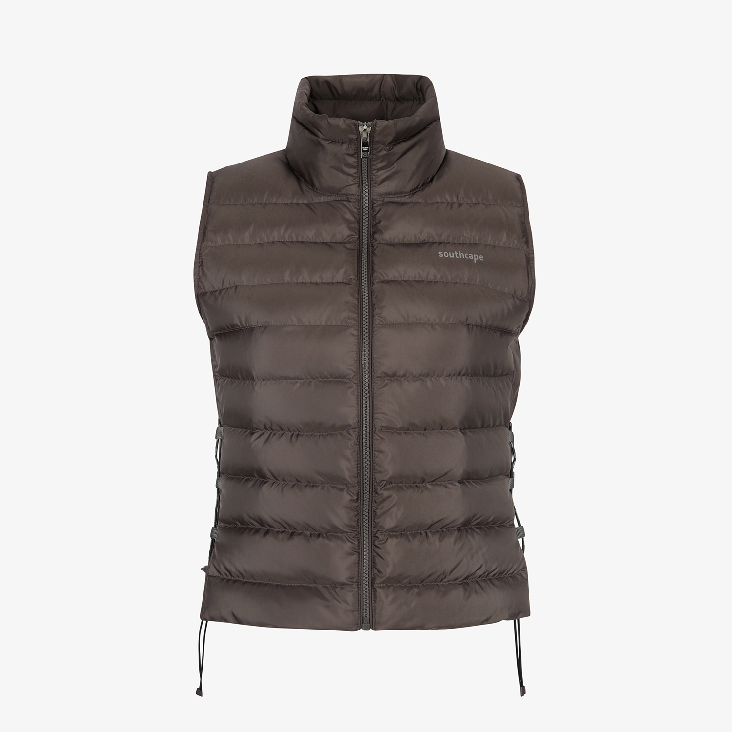 Áo vest golf nữ dáng phao màu nâu — ảnh 2