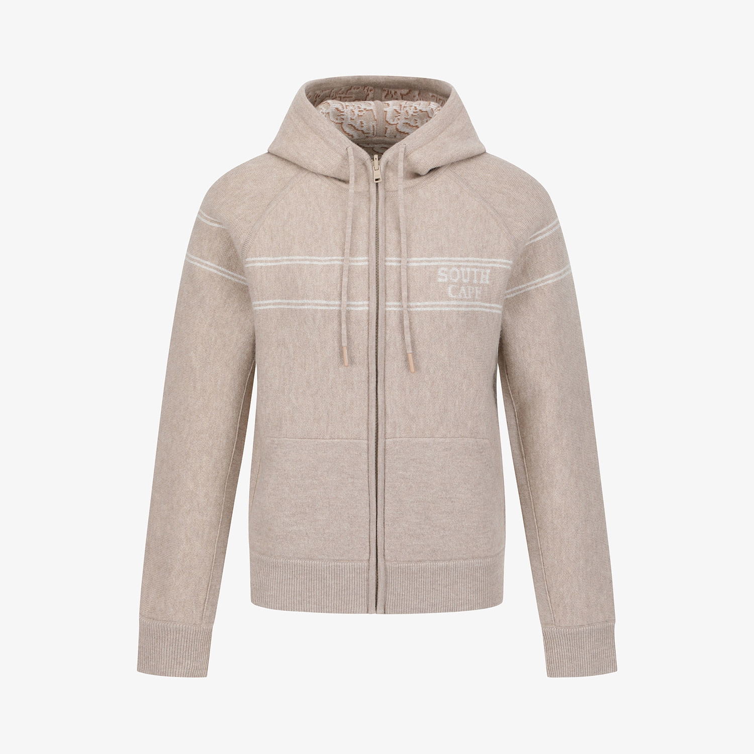 Áo khoác golf nữ dáng bomber màu be — ảnh 2
