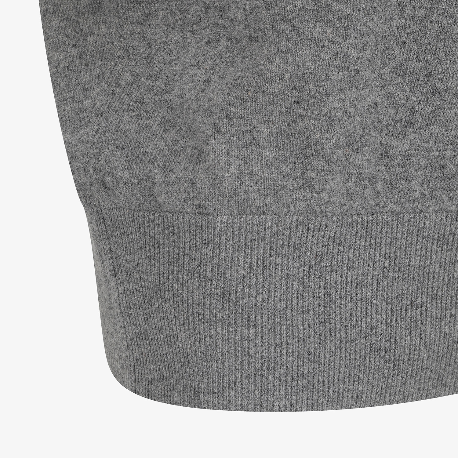 Áo knit golf nữ cổ lọ màu xám — ảnh 6