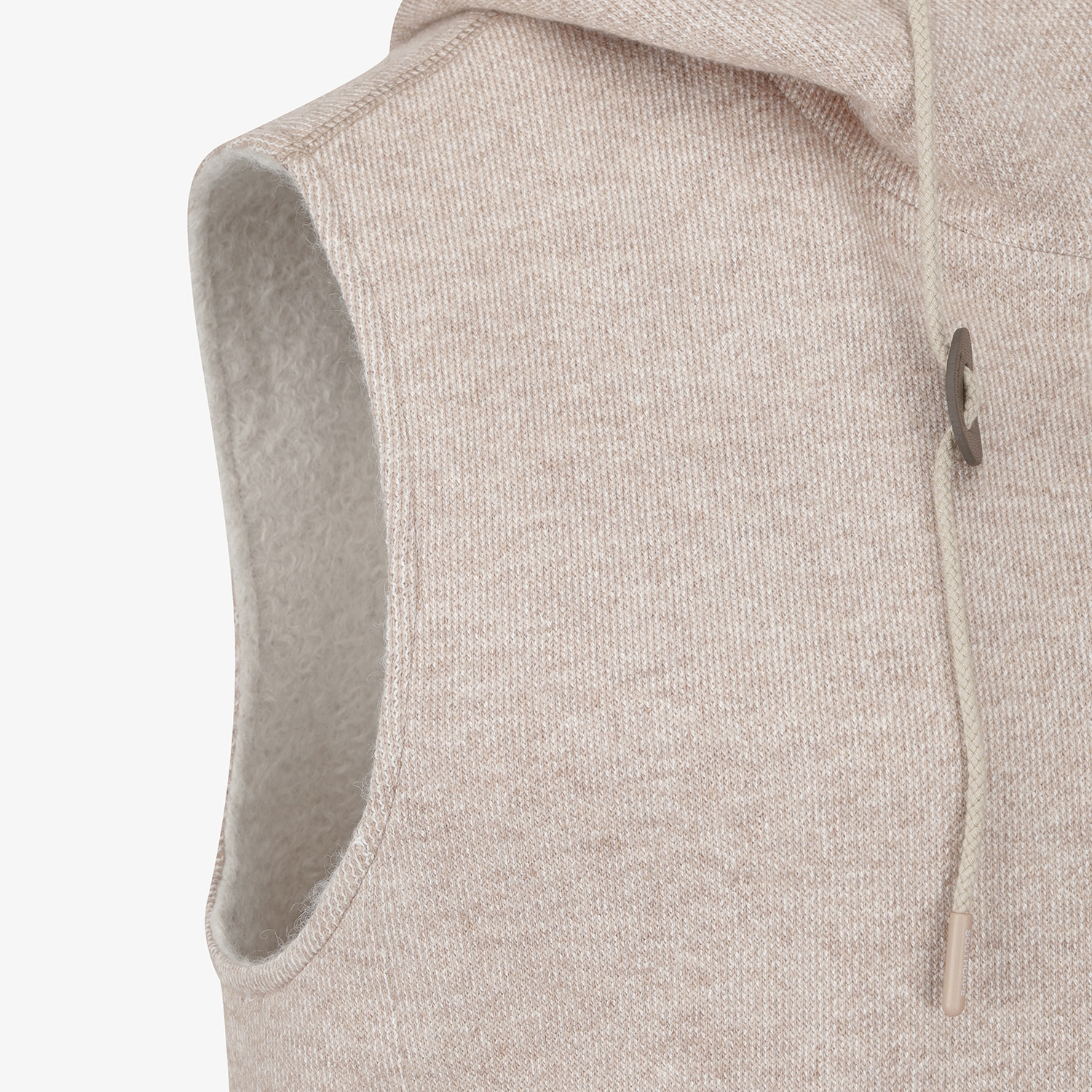 Áo vest golf nữ có mũ màu be — ảnh 5