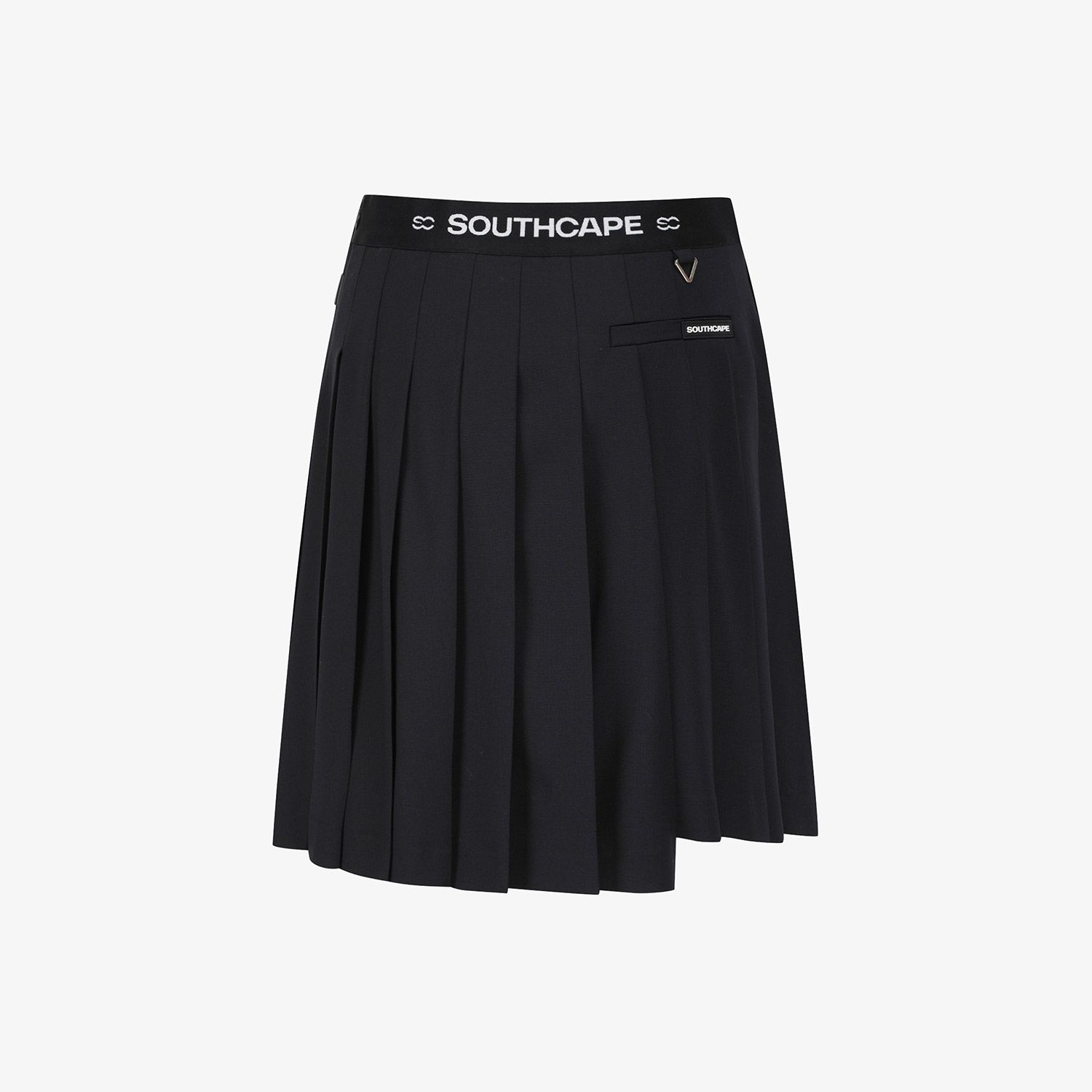 Váy golf nữ xếp ly phối khóa màu xanh navy — ảnh 3