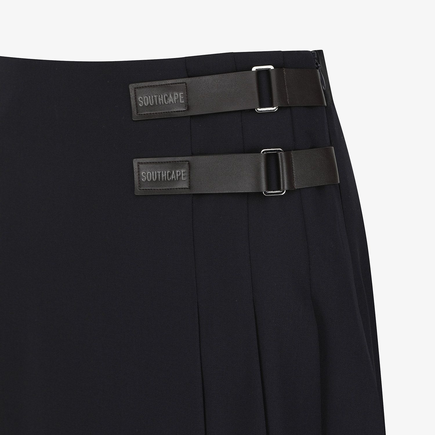Váy golf nữ xếp ly phối khóa màu xanh navy — ảnh 4