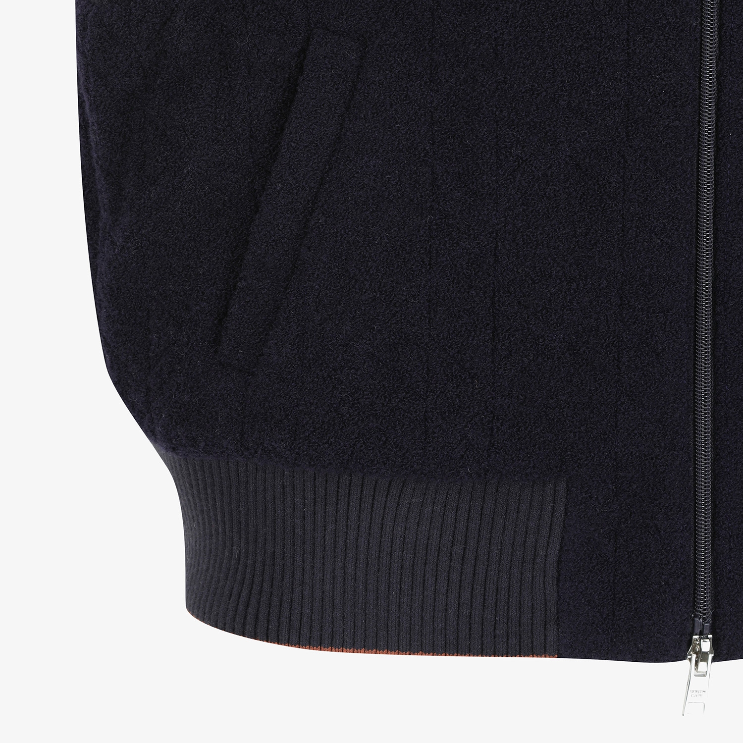 Áo vest golf nữ cổ đứng khóa kéo màu xanh navy — ảnh 6