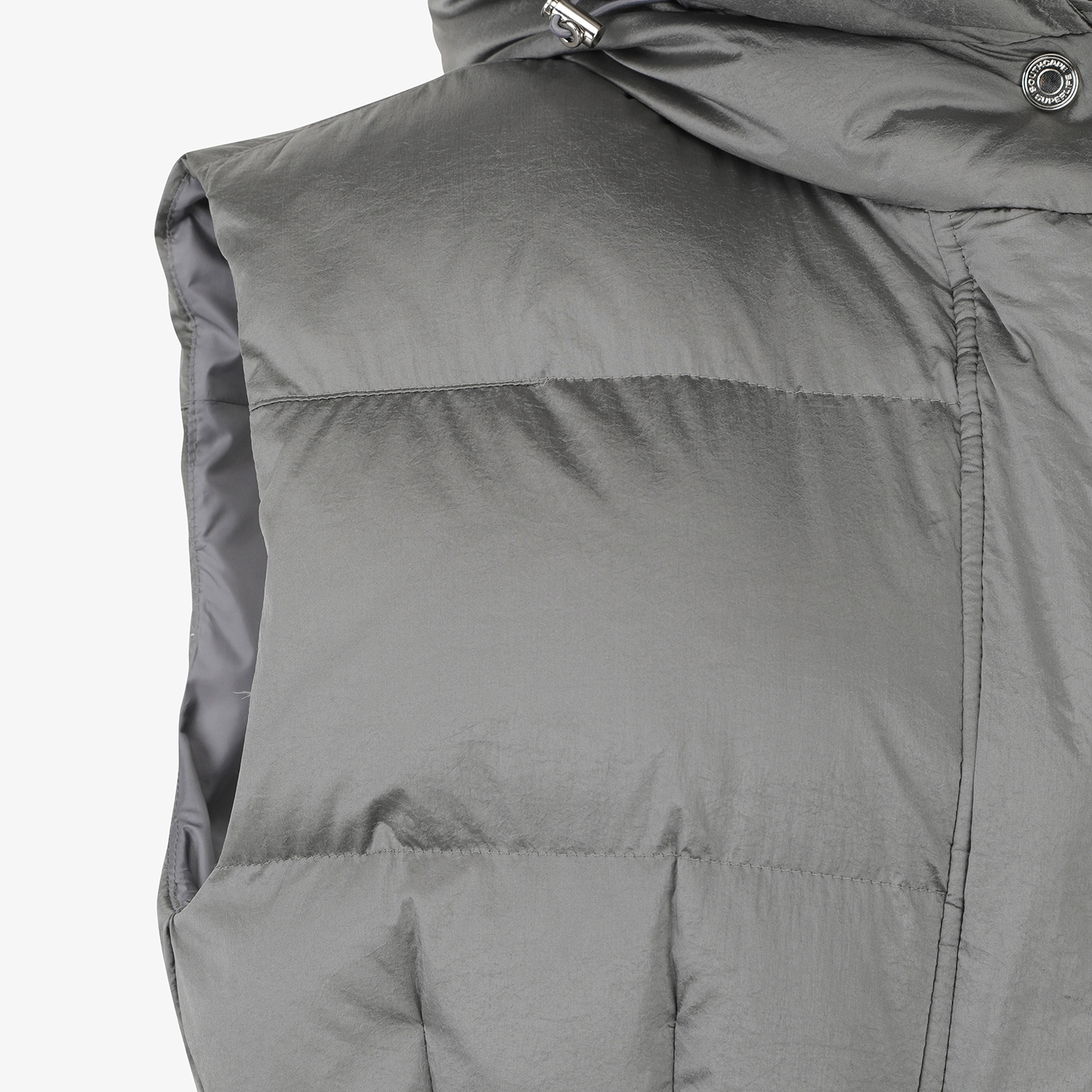 Áo vest golf nữ dáng dài không tay màu xám — ảnh 5
