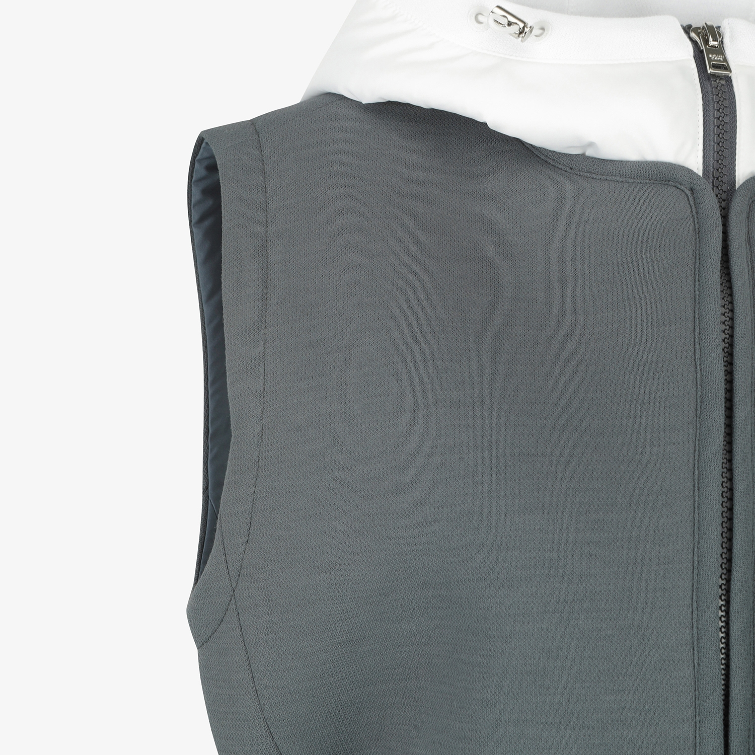 Áo vest golf nữ cổ tròn không tay màu xám đậm — ảnh 5
