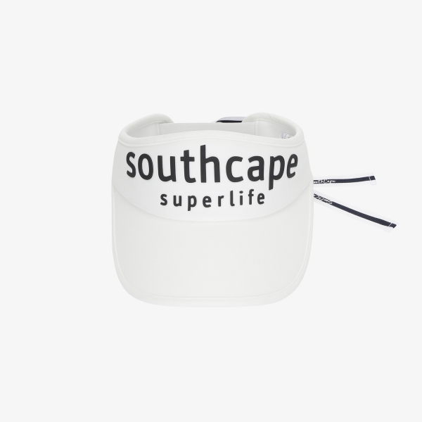 Mũ golf nữ màu trắng chữ in đen Southcape superlife