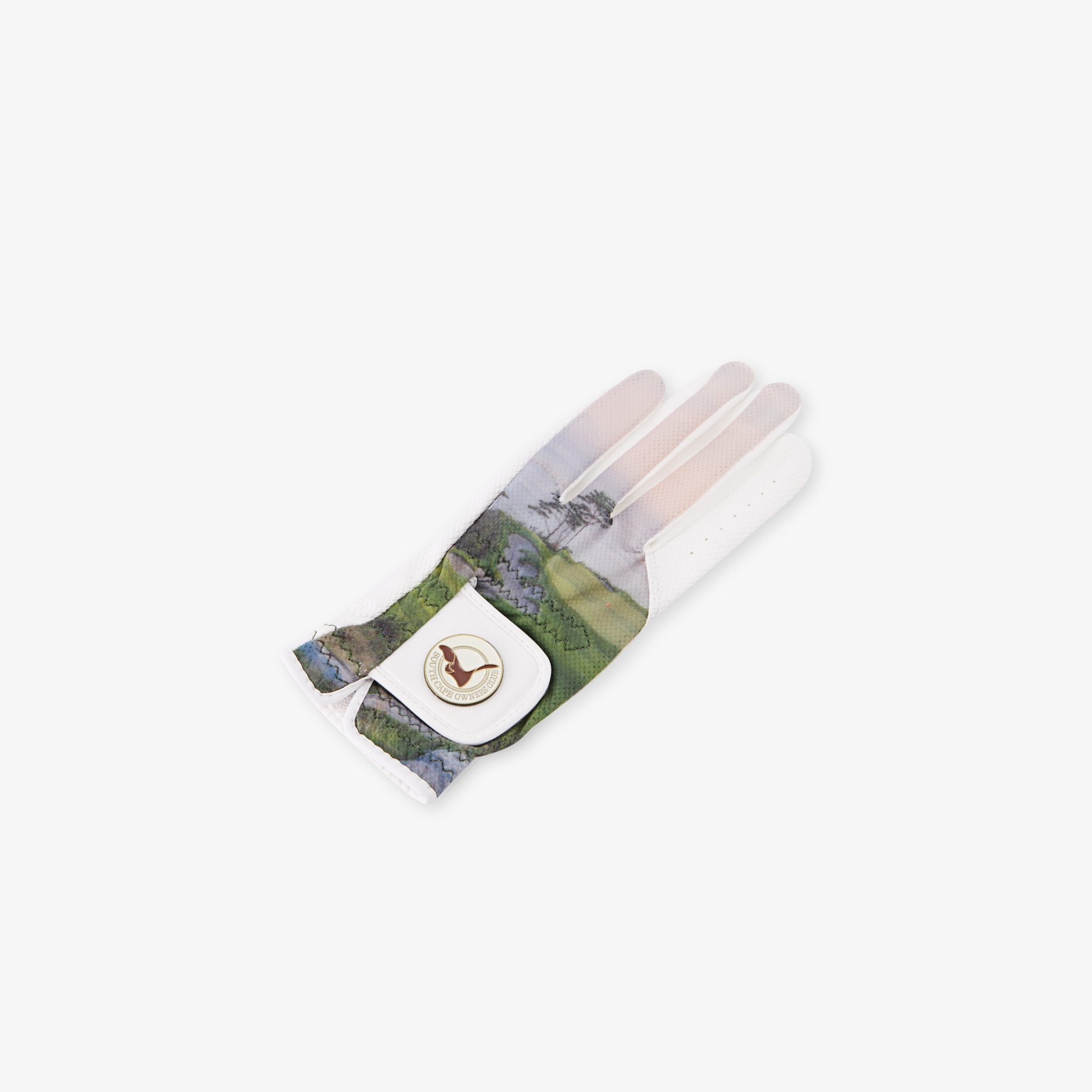 Găng tay golf nữ họa tiết cảnh thiên nhiên màu hồng nhạt — ảnh 4