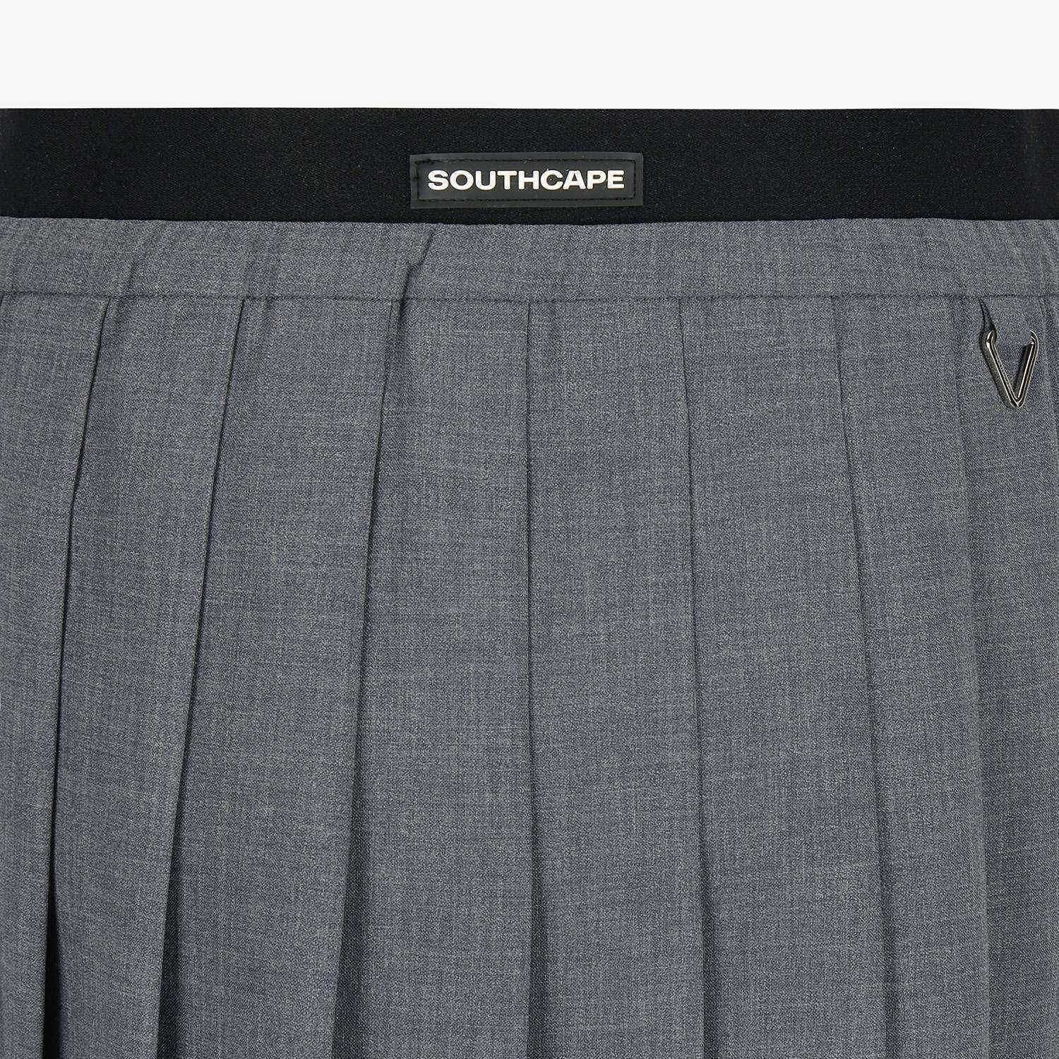 Chân váy golf nữ xếp ly màu xám đậm — ảnh 6