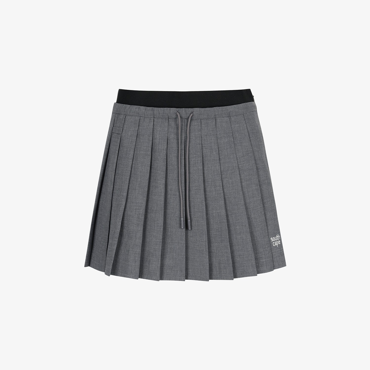 Chân váy golf nữ xếp ly màu xám đậm — ảnh 2