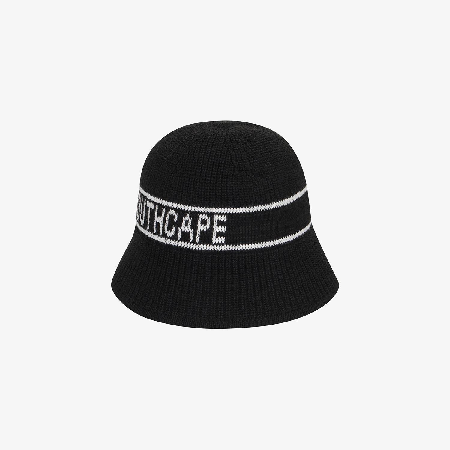 Mũ len kiểu bucket màu đen chữ Southcape — ảnh 3