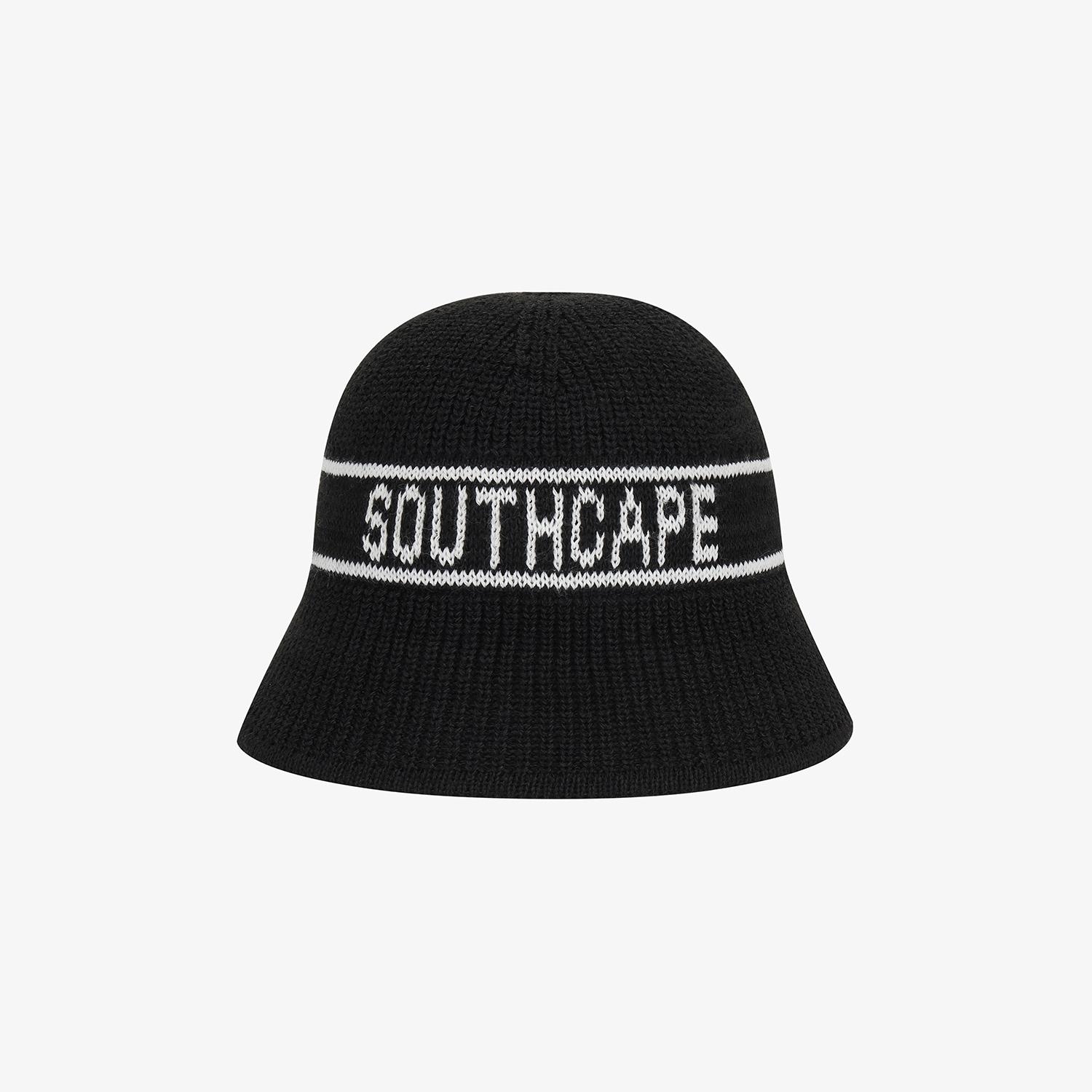 Mũ len kiểu bucket màu đen chữ Southcape — ảnh 2