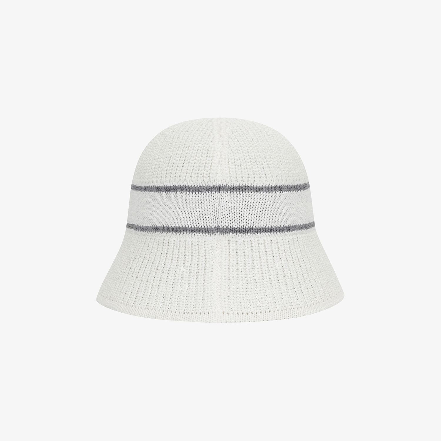 Mũ bucket knit nữ màu trắng chữ Southcape — ảnh 5