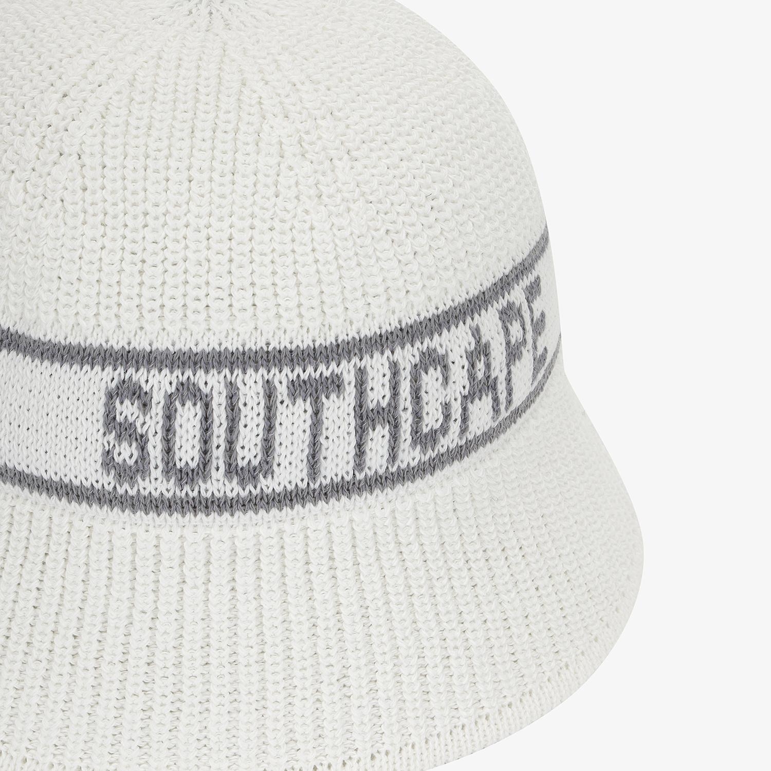 Mũ bucket knit nữ màu trắng chữ Southcape — ảnh 6