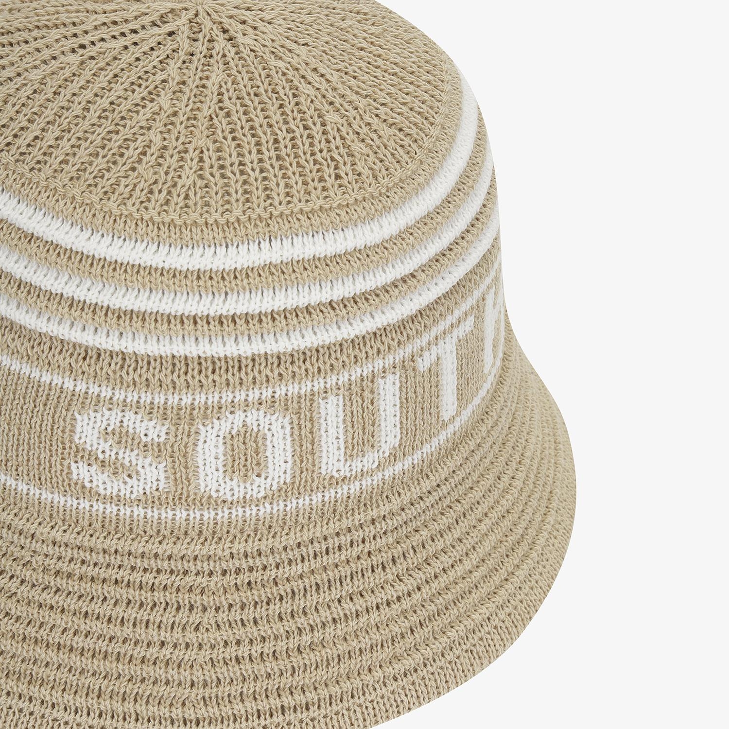 Mũ bucket len sọc chữ Southcape màu be — ảnh 6